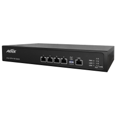 Four EPoT ports & one LAN port
PoE pass through Cat5e/6 cable to remote PoE IP camera
6KV surge prot