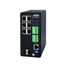 Industrial 4*30W PoE, 2*SFP, 2*RJ45 L2 Plus Managed Switch\nBuilt-in Device Management System (DMS) s
