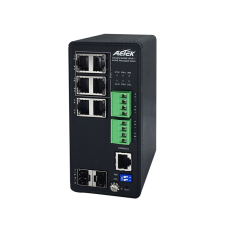 Industrial 4*60W PoE, 2*SFP, 2*RJ45 L2 Plus Managed Switch\nBuilt-in Device Management System (DMS) s